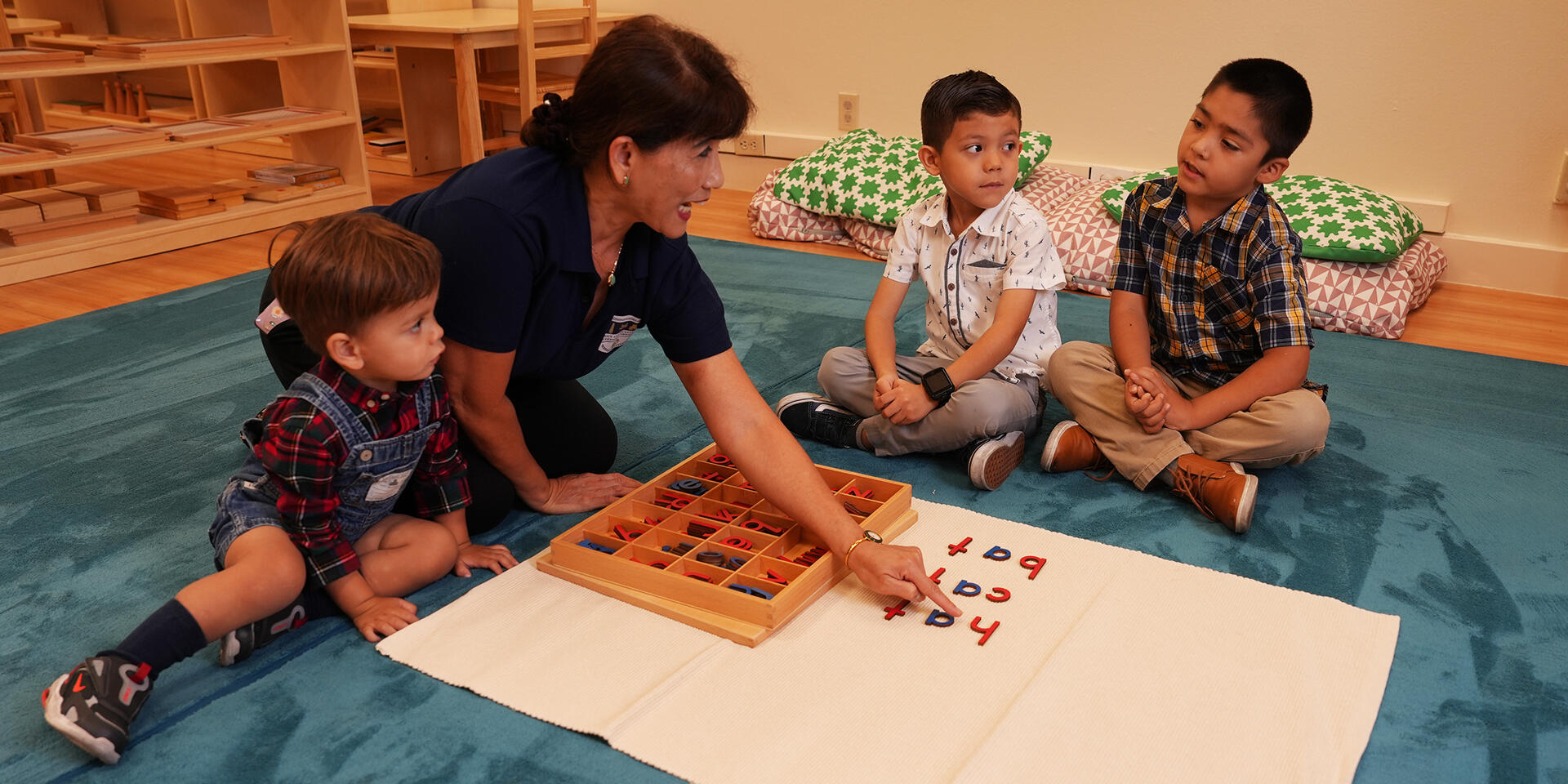 Child Independence A Montessori Student Engaged in Purposeful Task